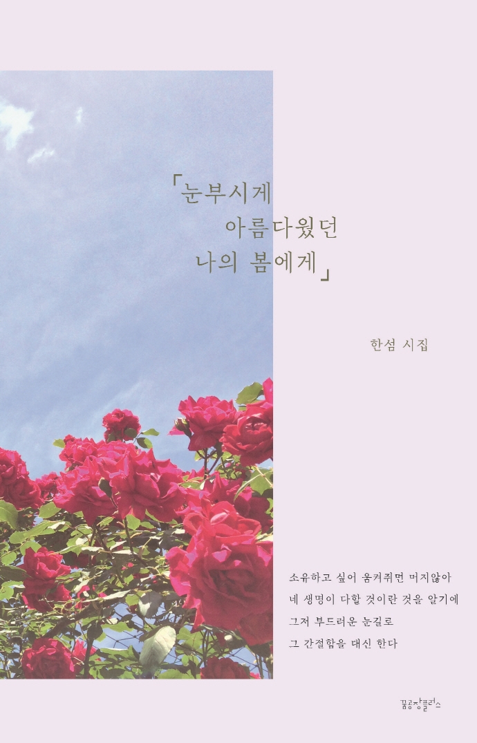 눈부시게 아름다웠던 나의 봄에게 : 한섬 시집