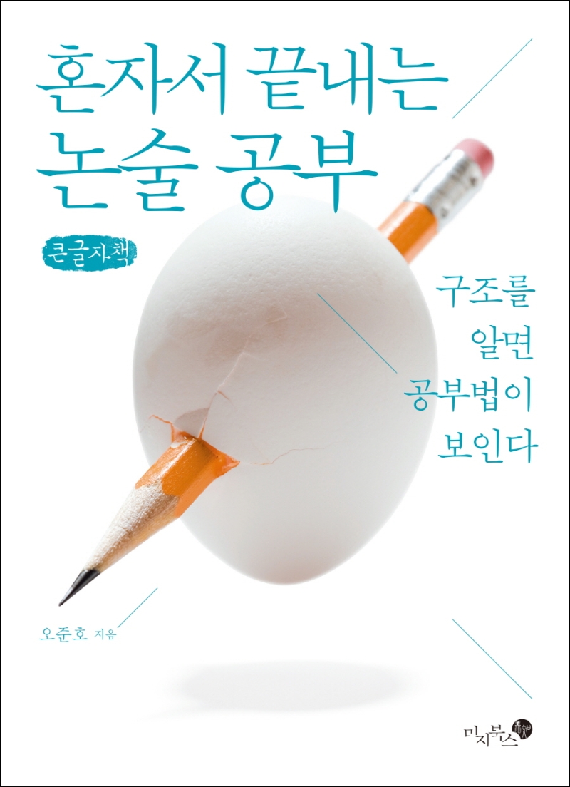 혼자서 끝내는 논술 공부 : 구조를 알면 공부법이 보인다 : 큰글자책