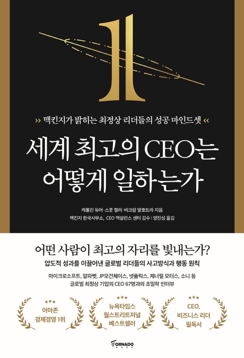 세계 최고의 CEO는 어떻게 일하는가 : 맥킨지가 밝히는 최정상 리더들의 성공 마인드셋