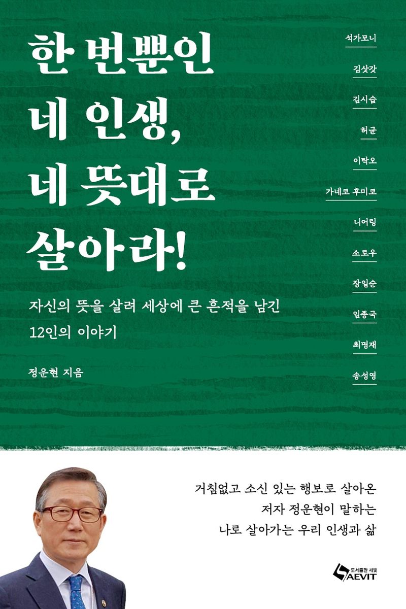 한 번뿐인 네 인생, 네 뜻대로 살아라! : 자신의 뜻을 살려 세상에 큰 흔적을 남긴 12인의 이야기