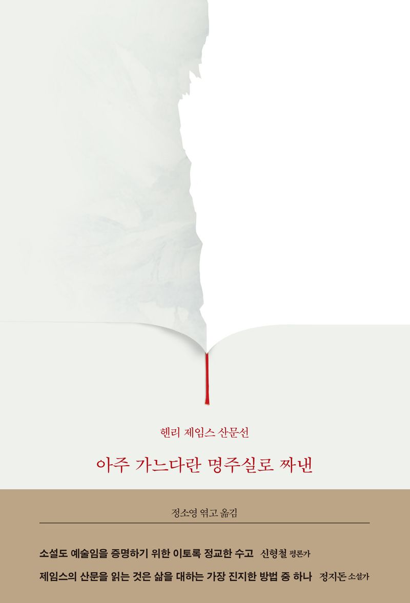 아주 가느다란 명주실로 짜낸 : 헨리 제임스 산문선