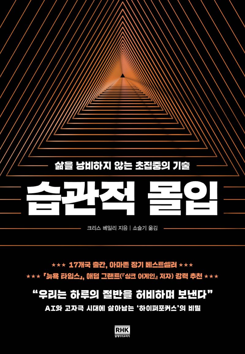 습관적 몰입 : 삶을 낭비하지 않는 초집중의 기술