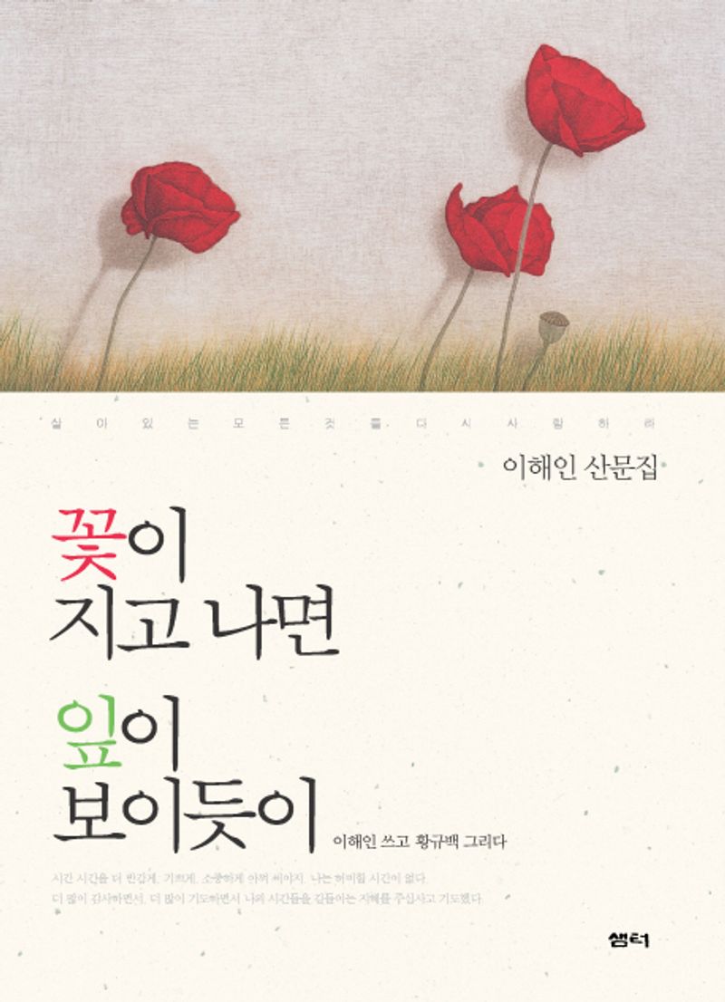 꽃이 지고나면 잎이 보이듯이 : 이해인 산문집. 1-3 [점자자료]
