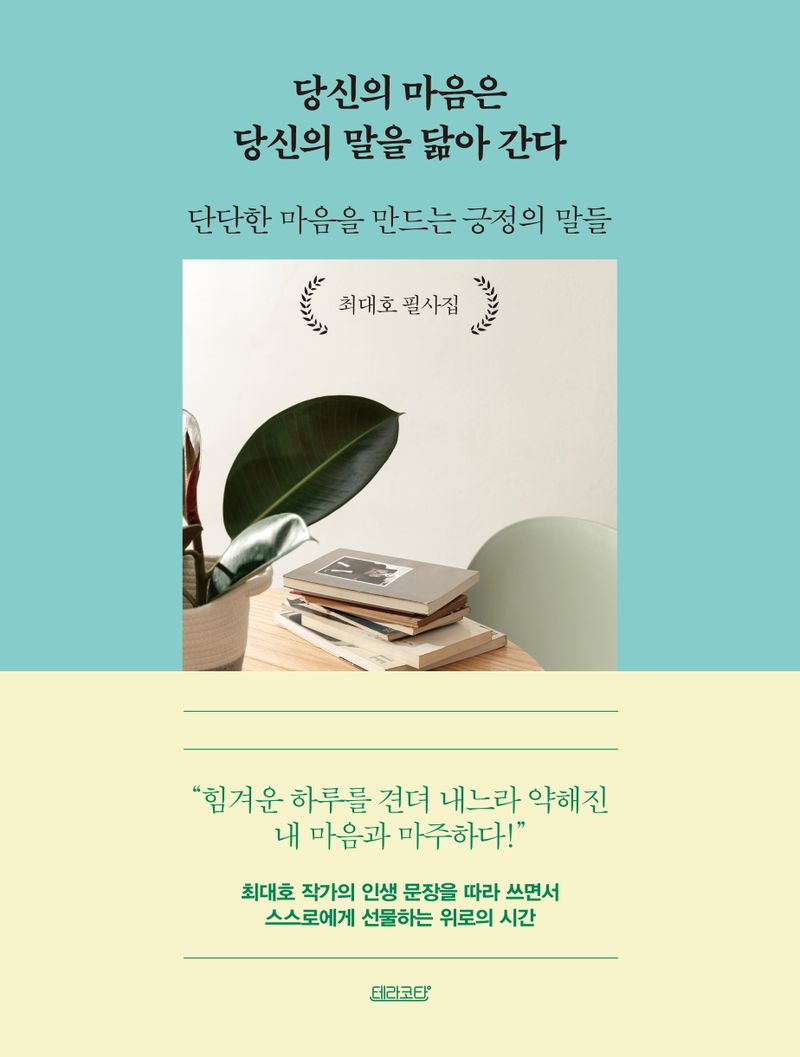 당신의 마음은 당신의 말을 닮아 간다 : 단단한 마음을 만드는 긍정의 말들 : 최대호 필사집