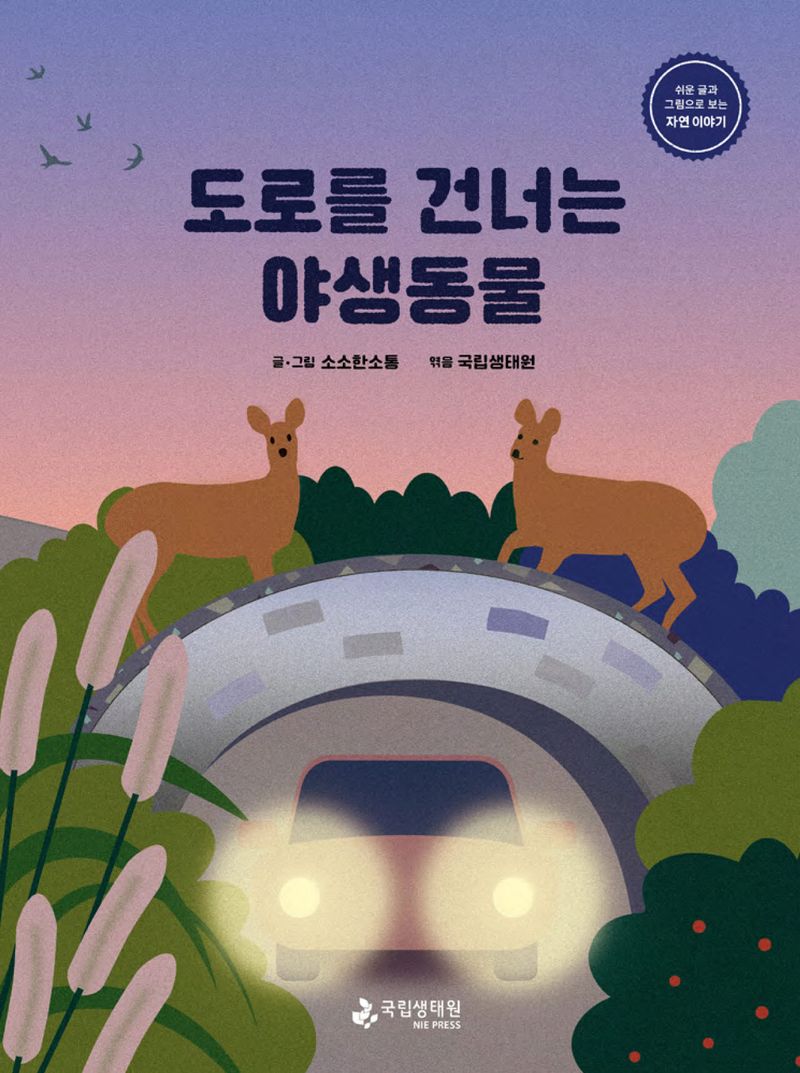 도로를 건너는 야생동물