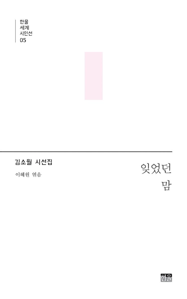 잊었던 맘 : 김소월 시선집