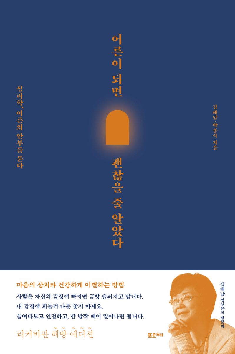 어른이 되면 괜찮을 줄 알았다 : 심리학, 어른의 안부를 묻다