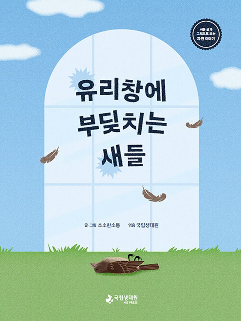 유리창에 부딪치는 새들