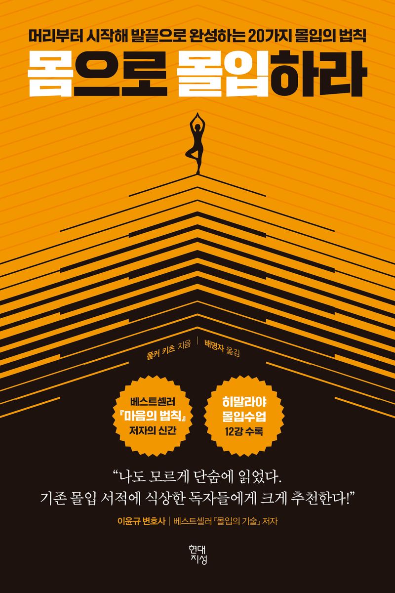 몸으로 몰입하라 : 머리부터 시작해 발끝으로 완성하는 20가지 몰입의 법칙