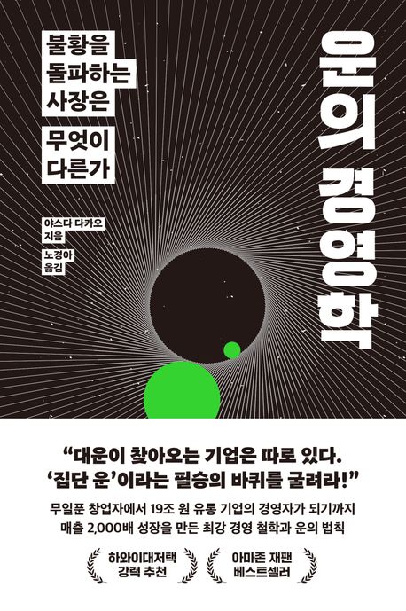 운의 경영학 : 불황을 돌파하는 사장은 무엇이 다른가