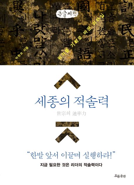 세종의 적솔력 : 위기를 기회로 바꾼 리더십 : 큰글자책