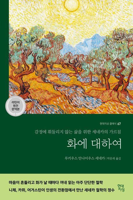 화에 대하여 : 감정에 휘둘리지 않는 삶을 위한 세네카의 가르침 : 라틴어 원전 완역본