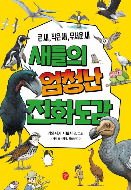 새들의 엄청난 진화도감 : 큰새, 작은 새, 무서운 새
