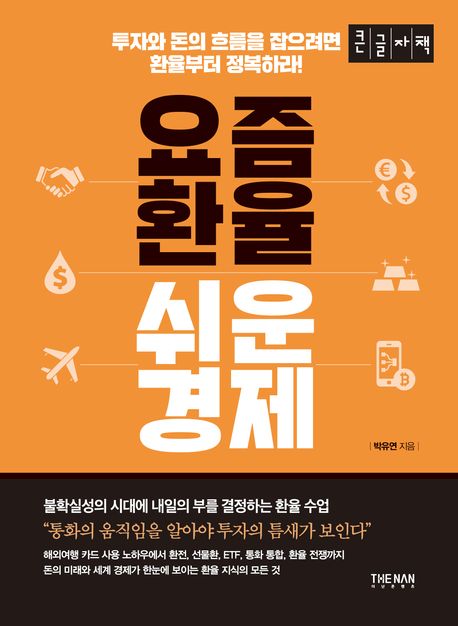 요즘 환율 쉬운 경제 : 투자와 돈의 흐름을 잡으려면 환율부터 정복하라! : 큰글자책
