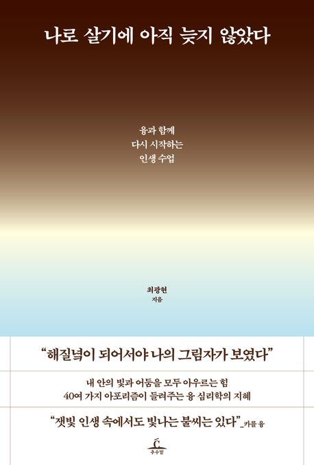 나로 살기에 아직 늦지 않았다 : 융과 함께 다시 시작하는 인생 수업
