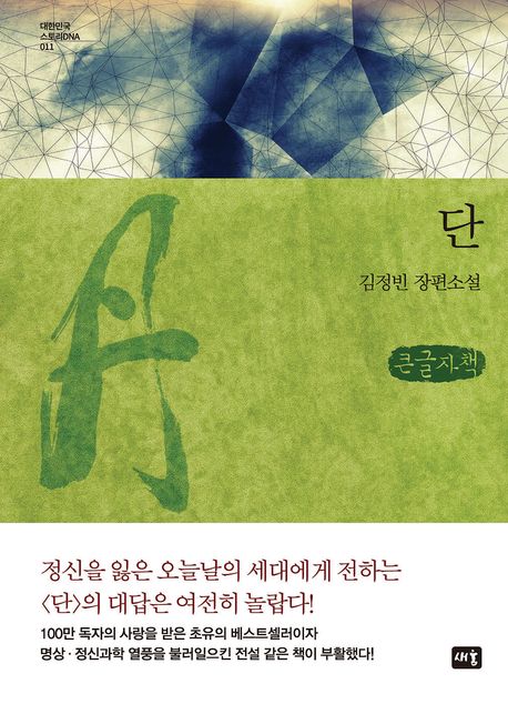 단 : 김정빈 장편소설 : 큰글자책