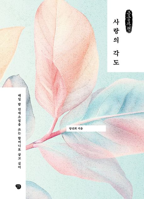 사랑의 각도 : 매일 밤 연애소설을 쓰는 할머니로 살고 싶어 : 큰글자책