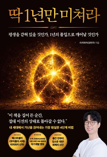 딱 1년만 미쳐라 : 평생을 갇혀 있을 것인가, 1년의 몰입으로 깨어날 것인가