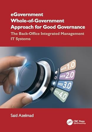 EGovernment whole-of-government approach for good governance : the back-office integrated management IT systems