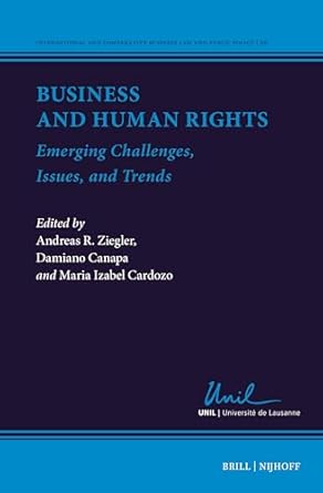 Business and human rights : emerging challenges, issues, and trends
