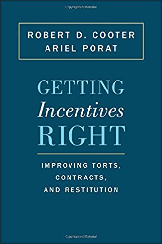 Getting incentives right : improving torts, contracts, and restitution