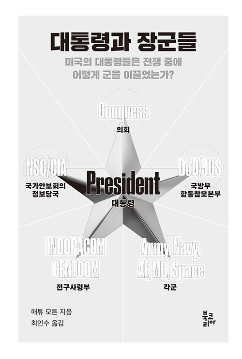 대통령과 장군들 : 미국의 대통령들은 전쟁 중에 어떻게 군을 이끌었는가?