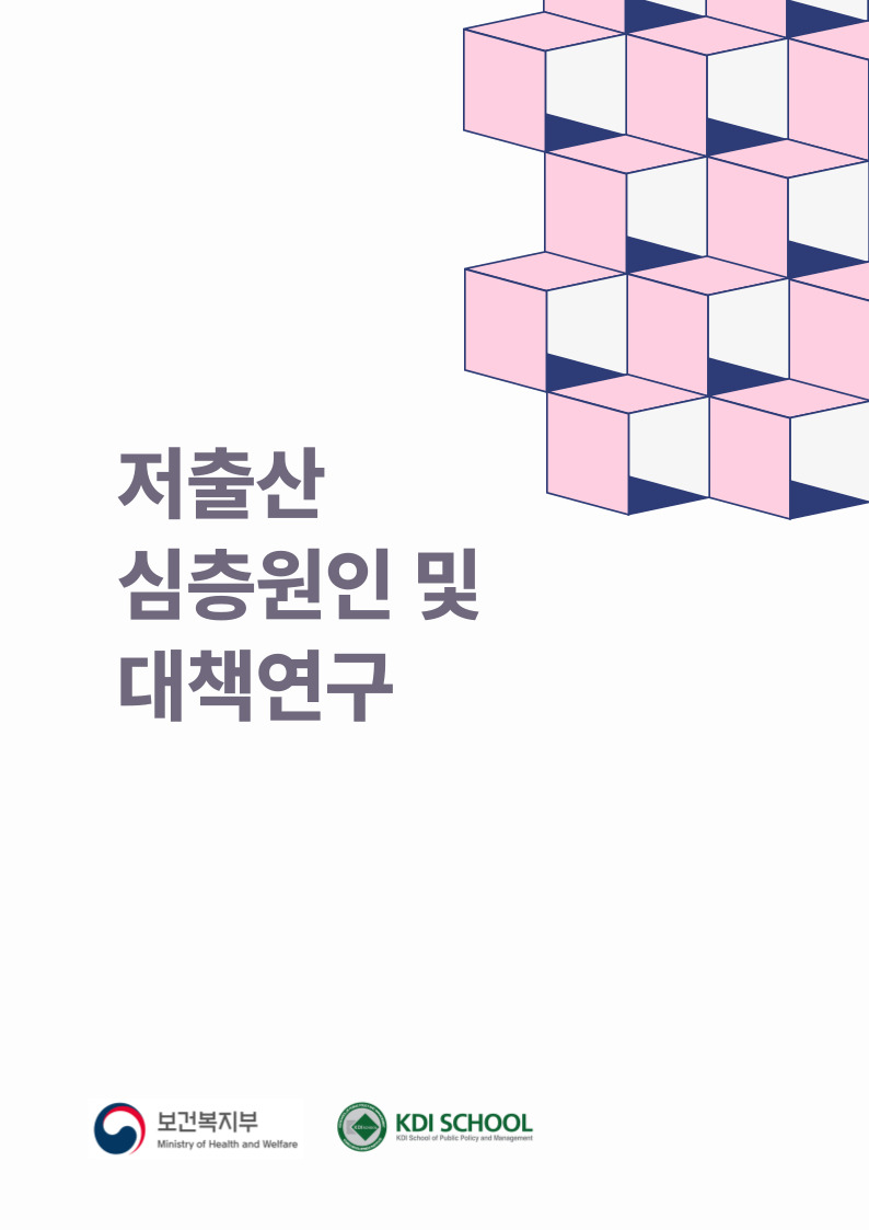 저출산 심층원인 및 대책연구